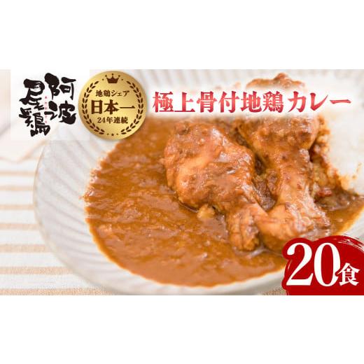 ふるさと納税 産業点数 レトルト 徳島県 海陽町 限りない 阿波尾鶏 骨付地鶏カレー 20人前仕かける カレー レトルト 阿波尾鶏 20食入り口・入口 極上阿波尾鶏骨付地鶏カレー …