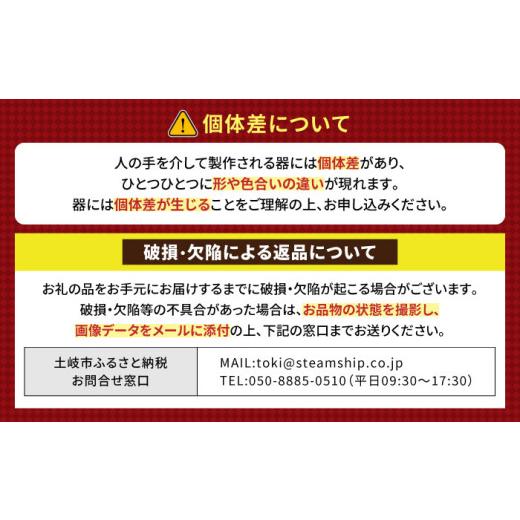 ふるさと納税 食器・グラス 皿 岐阜県 土岐市  美濃焼 黒部 ちぎり型 大鉢 1点 カネ定製陶 MEI133の画像