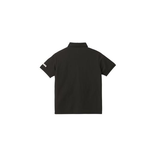 ふるさと納税 服 子ども 兵庫県 朝来市 ミキハウス エンブレム半袖ポロシャツ 大人用 黒−M （10-5573-496） ミキハウス mikihouse 大人用 半袖 ポロシャツ 紺…_2