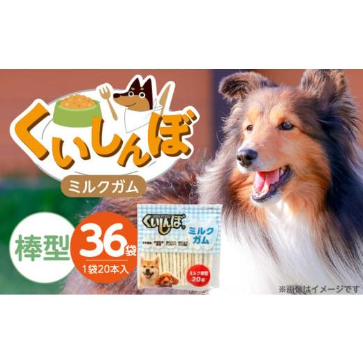 ふるさと納税 雑貨・日用品 福岡県 久留米市 くいしんぼ ミルクガム 棒型 20本×36袋_くいしんぼ ミルクガム 36袋 棒型 20本 × 36袋 ミルク風味 デンタルガム…