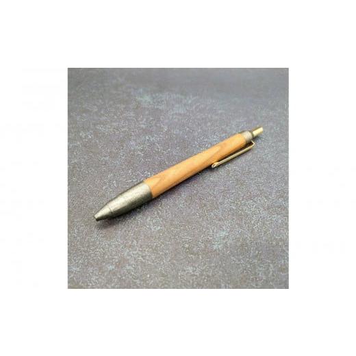 ふるさと納税 文房具・玩具 ボールペン 埼玉県 川越市 Baton Dor 欅(けやき)木軸ペン・ノック式ボールペン スペシャルエディション 燻し銀月 燻し銀月