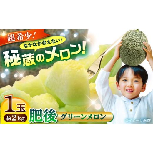 ふるさと納税 飲料類 牛乳 熊本県 合志市 2026年発送分 先行予約 数量限定 肥後グリーンメロン 1玉 計約2kg 合同会社 福福堂