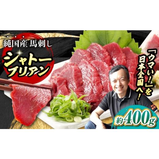 ふるさと納税 馬肉 熊本県 合志市 『純国産』熊本の味 赤身 馬刺し シャトーブリアン 計約400g(約200g×2パック)チルド 冷蔵 ブロック 有限会社 九州食肉産…