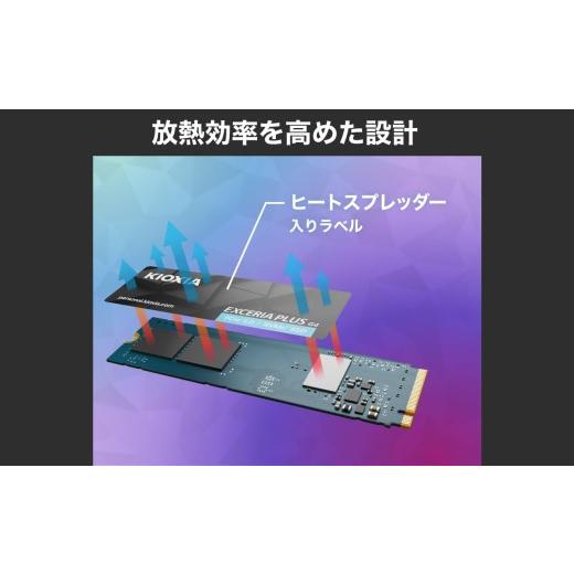 ふるさと納税 パソコン・周辺機器 三重県 四日市市 キオクシア（KIOXIA）PCIe? Gen5x4 内蔵SSD EXCERIA PLUS G4 1TB NVMe M.2 Type 2280 (最大読込: 10,000MB…の画像