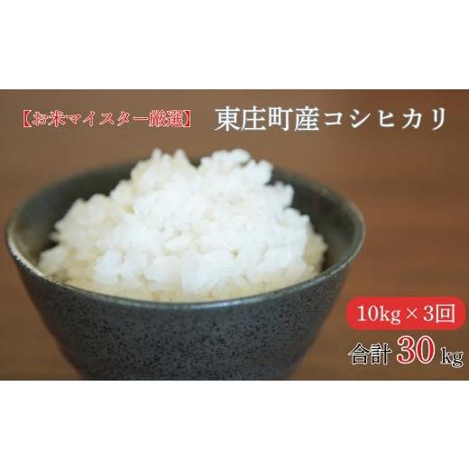 ふるさと納税 米 コシヒカリ 千葉県 東庄町 定期便（3回） お米マイスター厳選 東庄町産コシヒカリ（ 精米 ） 10kg ／ コシヒカリ 米 コメ お米 ごはん お米マ…_1