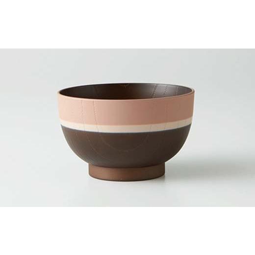 ふるさと納税 陶磁器・漆器・ガラス 石川県 加賀市 Ra-bow 4点セット お椀 汁椀 おわん 軽量 レンジ対応 食洗機対応 木目 スープ ボウル 食器 山中漆器 山中塗…の画像