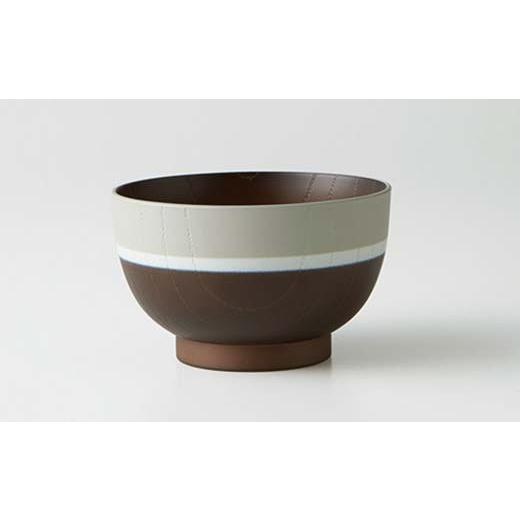 ふるさと納税 陶磁器・漆器・ガラス 石川県 加賀市 Ra-bow 4点セット お椀 汁椀 おわん 軽量 レンジ対応 食洗機対応 木目 スープ ボウル 食器 山中漆器 山中塗…の画像