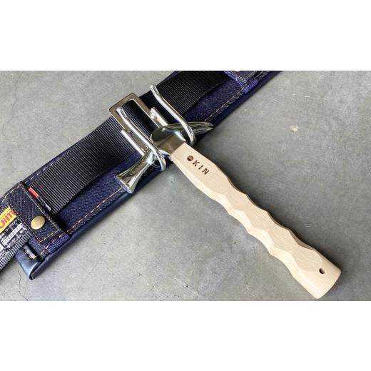 ふるさと納税 アウトドアグッズ 新潟県 三条市 仮枠ハンマー ミラー 止付 小 名栗 ショート 250mm ハンマー シルバー 金槌 とんかち 工具 握りやすい マルキン…の画像