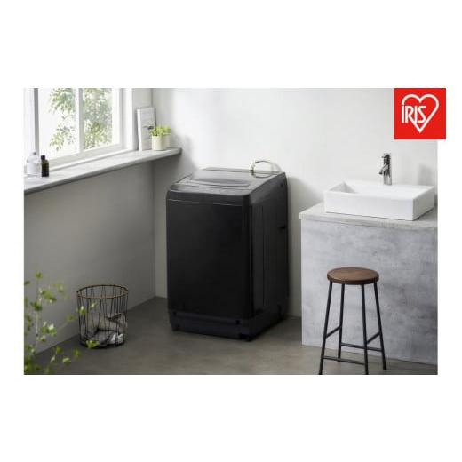 ふるさと納税 電化製品 宮城県 角田市 洗濯機 全自動洗濯機 8kg ITW-80B01-B ブラックの画像
