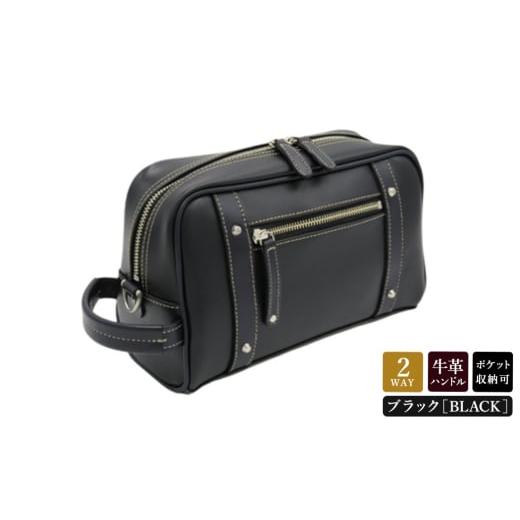 ふるさと納税 カバン ショルダーバッグ 兵庫県 豊岡市 パトリックポーチショルダー (No.3895-01) ブラック / 木和田 ポーチ ショルダーバッグ 2WAYバッグ 収…