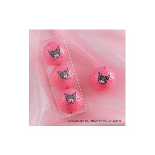 ふるさと納税 ゴルフグッズ ボール 香川県 さぬき市 ゴルフボール KIRA STAR×SANRIO CHARACTERS 24個入り クロミ（ピンク） サンリオ ゴルフ キャスコ kasco …_1
