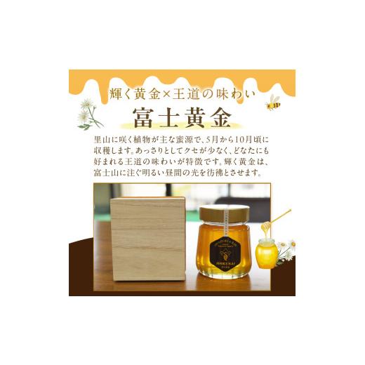 ふるさと納税 加工品等 はちみつ 山梨県 忍野村 忍野村産　いであプレミアム・ハニー HOKUSAI 富士黄金 270g_3
