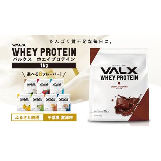 ふるさと納税 牛乳・乳飲料 千葉県 富津市 VALX ホエイプロテイン 1kg チョコレート風味 チョコレート風味