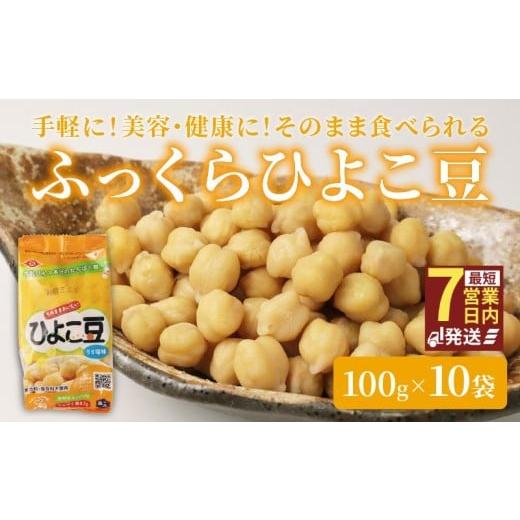 ふるさと納税 豆類 新潟県 新発田市 ひよこ豆 100g×10袋 サラダ