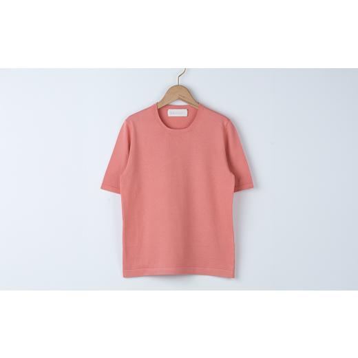 ふるさと納税 服 男 宮城県 加美町 コットン ラウンドネックプルオーバー 5分袖　男S：40 ｜ 天然素材 春夏 メンズ 男S（40）サイズの画像