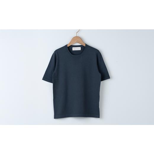ふるさと納税 服 男 宮城県 加美町 コットン ラウンドネックプルオーバー 5分袖　男S：40 ｜ 天然素材 春夏 メンズ 男S（40）サイズの画像