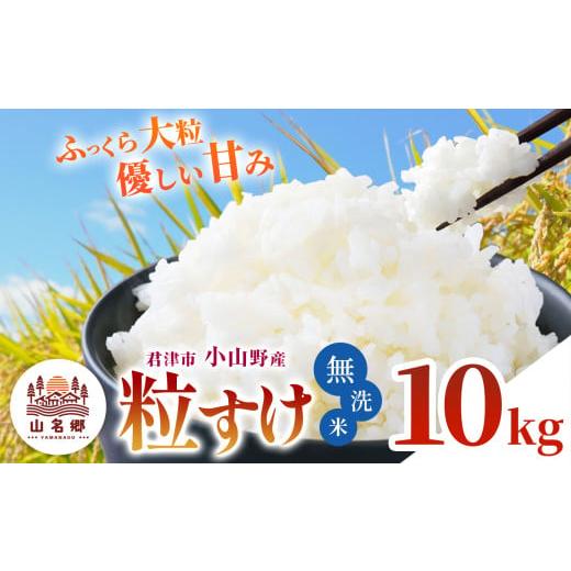 ふるさと納税 無洗米 千葉県 君津市 8月下旬から順次発送 無洗米 令和7年産 君津市小山野産 粒すけ 10kg | 新米 メディアで紹介 あかかげ農園 山名郷米 千葉稲…