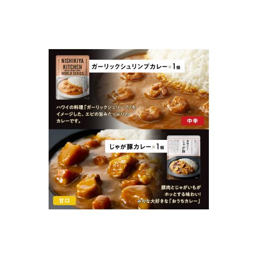 ふるさと納税 加工品等 レトルト 宮城県 岩沼市  定期便 4回 ごちそう レトルトカレー 6個 食べ比べ ニシキヤ キッチン レトルト No.5704-1000の画像