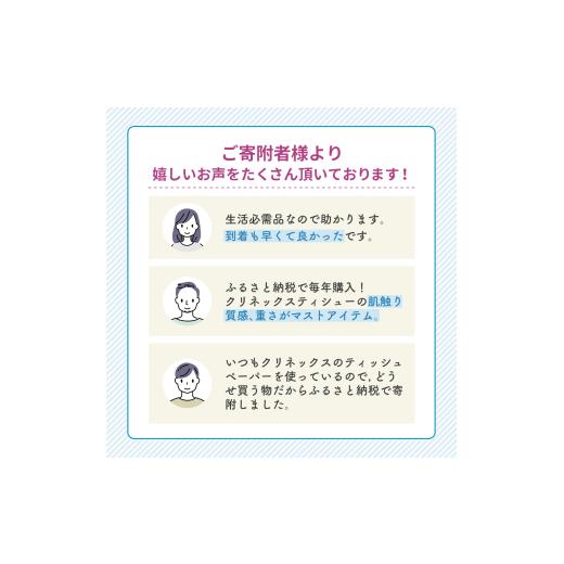 ふるさと納税 雑貨・日用品 宮城県 岩沼市 定期便 ティッシュ クリネックス 5箱入 × 4パック 《 4ヶ月ごと計 3回》 ティッシュ セット No.5704-1041_6