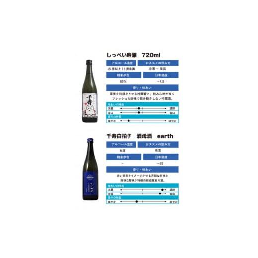 ふるさと納税 日本酒 吟醸酒 静岡県 磐田市  千寿酒造 日本酒720ml×2本 吟醸生取って置く酒しっぺい\u0026酒母酒 earth 飲み比べ仕かける 1611234