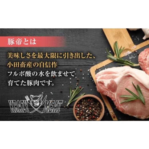 ふるさと納税 豚肉 熊本県 山鹿市 豚コロ炭火焼き 全6回定期便 豚帝 約200g×10pc（密封用チャック袋付き）豚肉 ぶたにく 炭火焼き すみびやき 豚コロ 豚の炭…