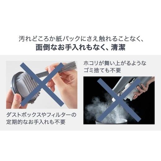 ふるさと納税 空調・季節家電 滋賀県 東近江市 紙パック式コードレススティック掃除機 MC-PB61J-A パナソニック 滋賀県 東近江市 AC-B03 掃除機 コードレス 紙…の画像