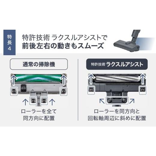 ふるさと納税 空調・季節家電 滋賀県 東近江市 紙パック式コードレススティック掃除機 MC-PB61J-A パナソニック 滋賀県 東近江市 AC-B03 掃除機 コードレス 紙…の画像