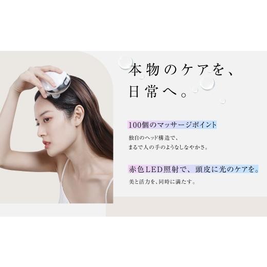 ふるさと納税 美容・健康家電 熊本県 西原村 小型スクラブハンドマッサージャー 2年保証 ／ 日本製 ヘッドスパ 防水 美容・頭皮ケア コードレス &Less BEA…