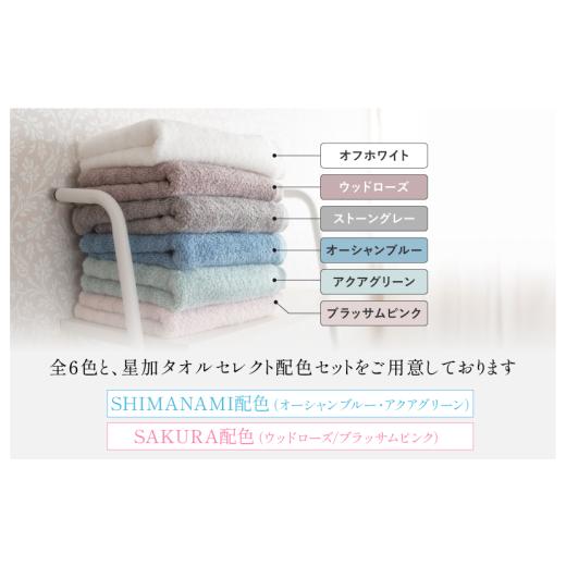 ふるさと納税 タオル・寝具 フェイスタオル 愛媛県 今治市 （今治タオルブランド認定品）無撚糸 さざなみ フェイスタオル 6枚セット（オフホワイト・オーシャ…_5