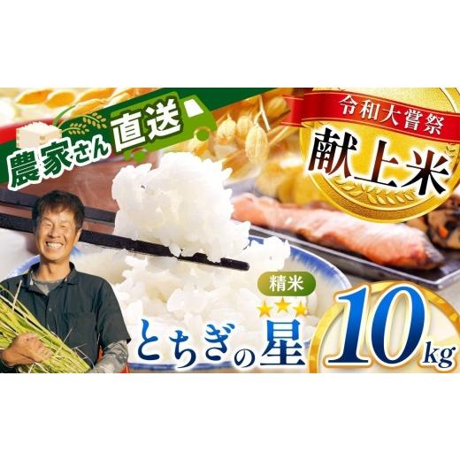 ふるさと納税 米 栃木県 真岡市 米 10kg とちぎの星 2026年先行予約 こめ コメ 精米 真岡市産 令和大嘗祭献上米 10kg|17,000円