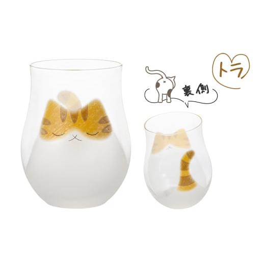 ふるさと納税 雑貨・日用品 グラス 愛知県 岩倉市 わたしの家族 子猫グラス 3個セット (ミケ・トラ・ブチ)｜三毛猫 ミケネコ みけねこ トラ猫 トラネコ とらね…_5