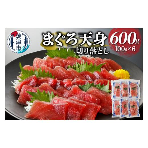 ふるさと納税 マグロ 静岡県 焼津市 a10-922202512 2025年12月お届け まぐろ天身(筋少なめ)切り落とし(100g×6パック) 2025年12月お届け