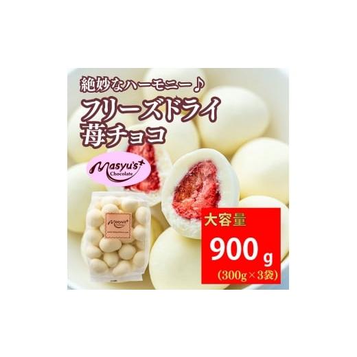 ふるさと納税 菓子 チョコレート 兵庫県 伊丹市 フリーズドライ苺チョコ 900g 300gx3袋 11月〜3月発送 チョコレート チョコ スイーツ お菓子 おかし いちご ホ…