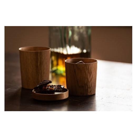 ふるさと納税 木工品・竹工品 北海道 中川町 ITAYA SPIRIT−ロック＆スナックカップ（大サイズ）の画像