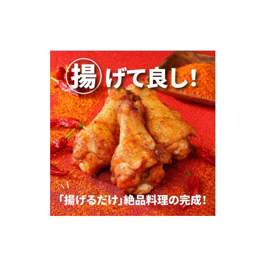 ふるさと納税 鶏肉 手羽 宮崎県 木城町  訳あり スパイシーチキン1kg×12回定期便 K16_T010の画像