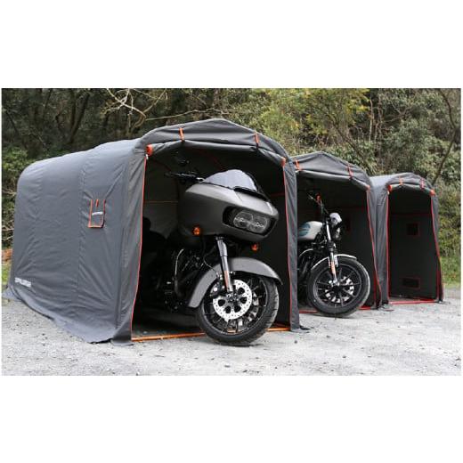 ふるさと納税 家具 収納家具 大阪府 東大阪市  DOPPELGANGER ストレージバイクガレージ（DCC330L-GY) - 趣味や嗜好を詰めこんだ俺専用バイクガレージ DCC330L-…の画像