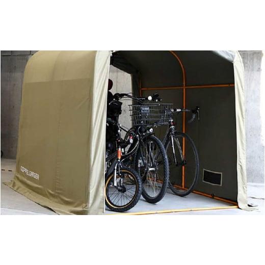 ふるさと納税 家具 収納家具 大阪府 東大阪市  DOPPELGANGER ストレージバイクガレージ（DCC330L-KH) - 趣味や嗜好を詰めこんだ俺専用バイクガレージ DCC330L-…の画像