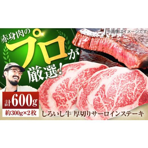 ふるさと納税 牛肉 ステーキ 佐賀県 白石町 牧場直送 佐賀県産しろいし牛 厚切りステーキ(サーロイン) 計600g(約300g×2枚) 佐賀セントラル牧場 佐賀県産…