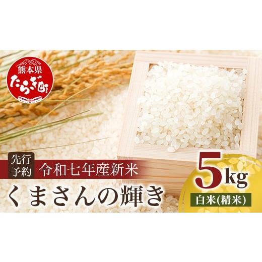 ふるさと納税 米 熊本県 多良木町 令和7年産新米 白米 くまさんの輝き 5kg (令和7年10月中旬より順次発送) 新米 熊本県 多良木町 お米 5キロ 米 白米 精米 107…