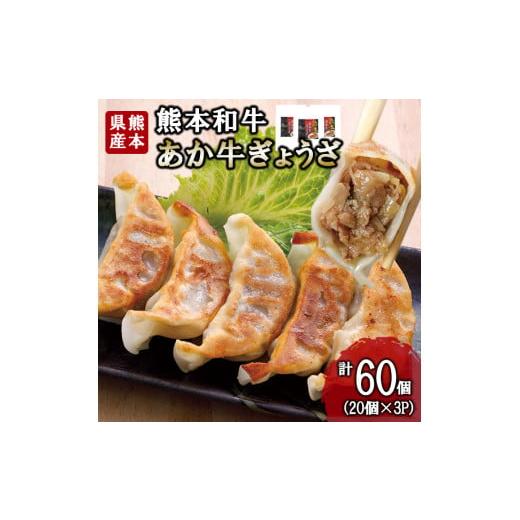 ふるさと納税 餃子 熊本県 小国町 三協畜産 熊本和牛 あか牛 熊本県産 肥育 加工品 阿蘇 熊本 褐毛和種 褐牛 和牛 ご当地 あか牛100% 牛肉 餃子 ぎょうざ 20…