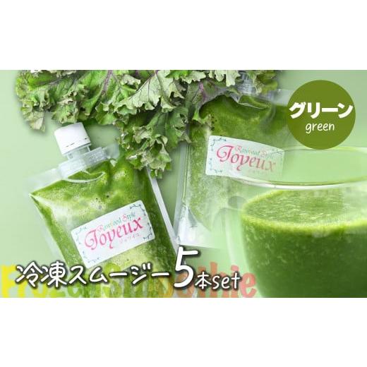 ふるさと納税 果汁飲料 埼玉県 上尾市 冷凍スムージー グリーン 5本セット | 冷凍スムージー スムージー フルーツ ケール バナナ 果物 果実 野菜 フレッシュロ…