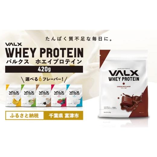 ふるさと納税 牛乳・乳飲料 千葉県 富津市 7営業日以内発送 VALX ホエイ プロテイン チョコレート チョコ バルクス 420g フレーバー 人気 国産 筋トレ トレー…