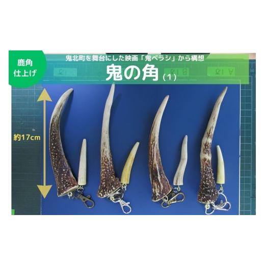 ふるさと納税 民芸品・工芸品 愛媛県 鬼北町 鬼ベラシ 鬼の角(1)（鹿角