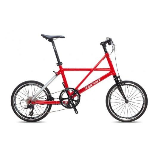 ふるさと納税 自転車 折りたたみ自転車 香川県 さぬき市 Tyrell(タイレル) FXα レッド&グロスシルバー 自転車 折りたたみ式 ミニベロ スポーツ ロードバイ…
