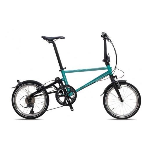 ふるさと納税 自転車 折りたたみ自転車 香川県 さぬき市 Tyrell(タイレル) IVE エメラルドグリーン&グロスブラック 自転車 折りたたみ式 ミニベロ スポーツ …