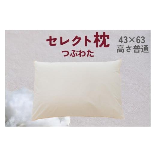 ふるさと納税 タオル・寝具 枕 千葉県 我孫子市 セレクト枕 つぶわた 標準タイプ 普通 (43×63cm) つぶわた 標準タイプ 普通