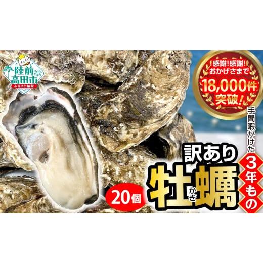 ふるさと納税 牡蠣 生牡蠣 岩手県 陸前高田市 3月前半お届け 三陸産 『 殻付き牡蠣 (生食用)』20個 訳あり/規格外品 感謝 18,000件突破 訳あり 牡蠣 かき 殻…