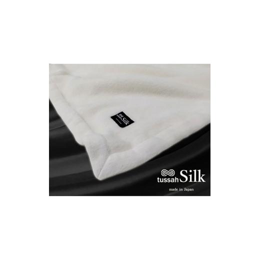 ふるさと納税 タオル・寝具 毛布 大阪府 岸和田市 シングル tussah SILK 贅沢シルク100%(毛羽部分)毛布　SILK-S No.5385-0756_1
