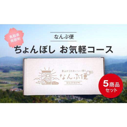 ふるさと納税 加工品等 鳥取県 南部町 NK05 南部町特産品の詰め合わせ 「なんぶ便」 ちょんぼしお気軽コース 5品目 南部町観光協会 はちみつ(150g×1個)、梨…
