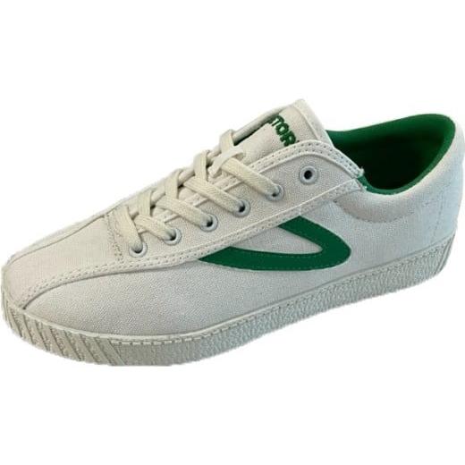 ふるさと納税 ファッション 靴 奈良県 川西町 メンズスニーカー TMS1534 ( ホワイト・グリーン 25.5cm) ( ホワイト・グリーン 25.5cm)